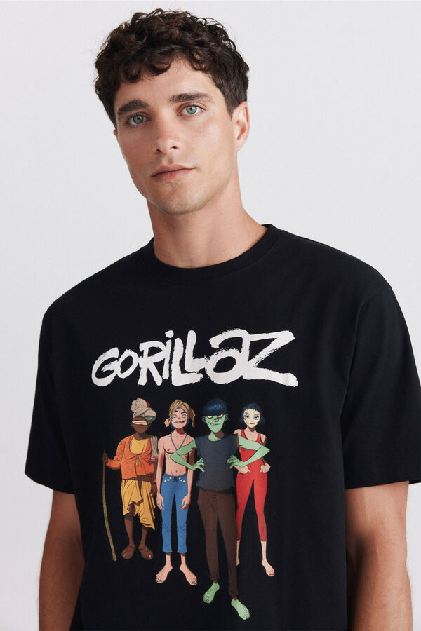 Springfield Gorillaz Mountain Group majica Crna
