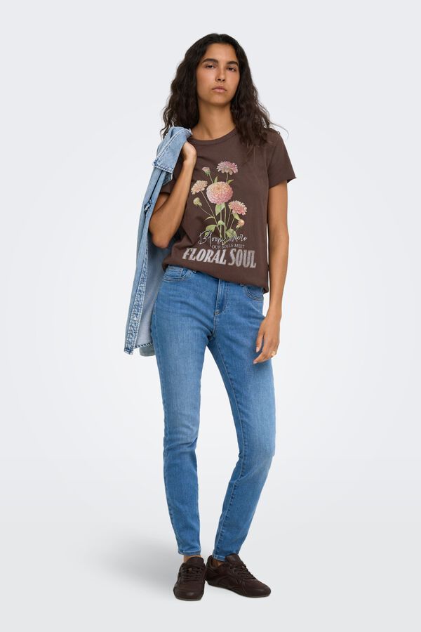 Only Printed short-sleeved T-shirt term&eacute;szetes