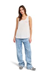 Roxy T-shirt sem mangas branco
