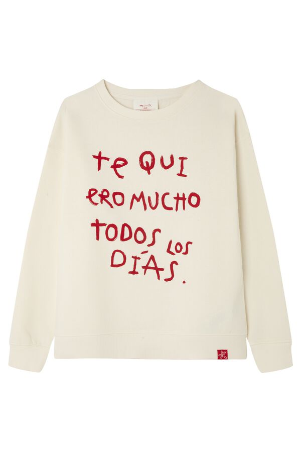 Springfield Dukserica  - Volim te  svaki dan Bež