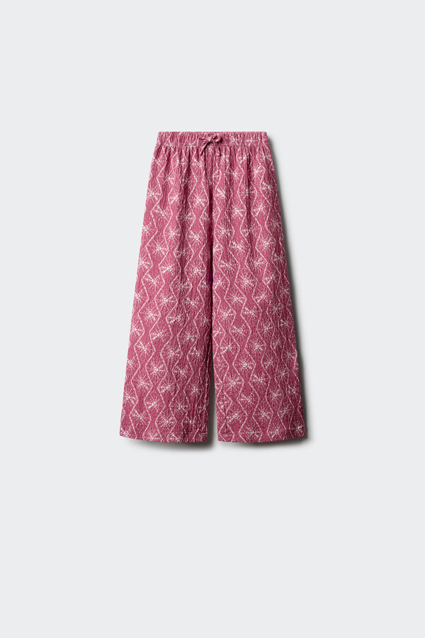 Springfield Kids Pantal&oacute;n Culotte Estampado ni&ntilde;a morado/lila