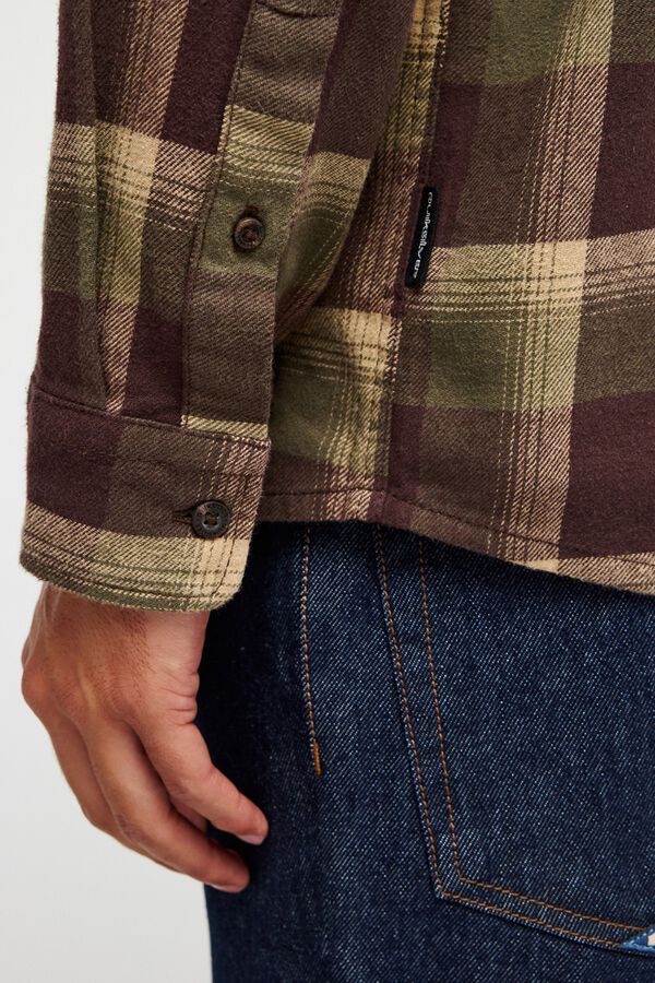 Quiksilver Camisa de manga comprida cru