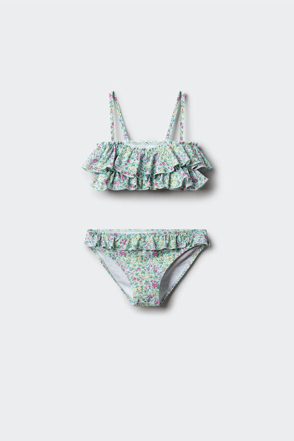 Springfield Kids Bikini sa cvetnim dezenom za devojčice Zelena