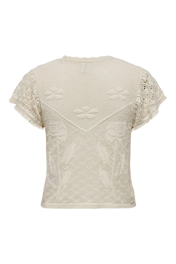 Only Top punto estructura beige