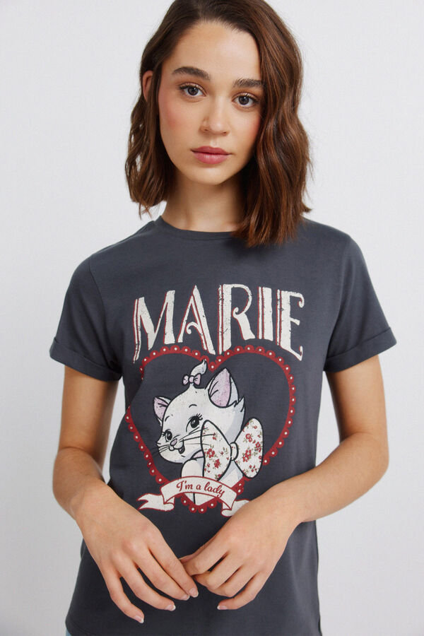 Springfield Majica kratkih rukava sa dezenom Siva