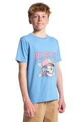 Quiksilver T-shirt manga curta azul