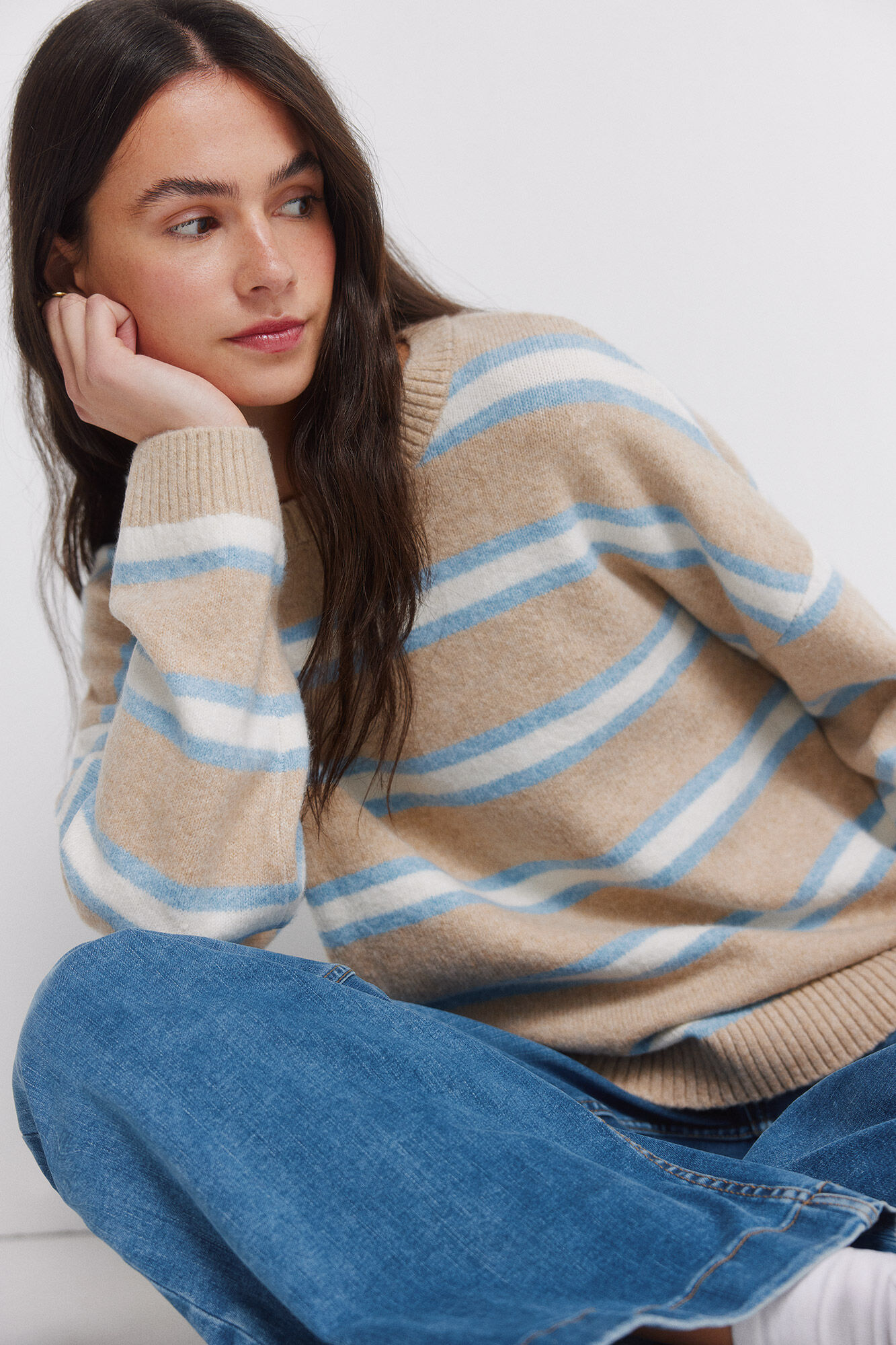 Springfield Džemper sa spu&scaron;tenim ramenima