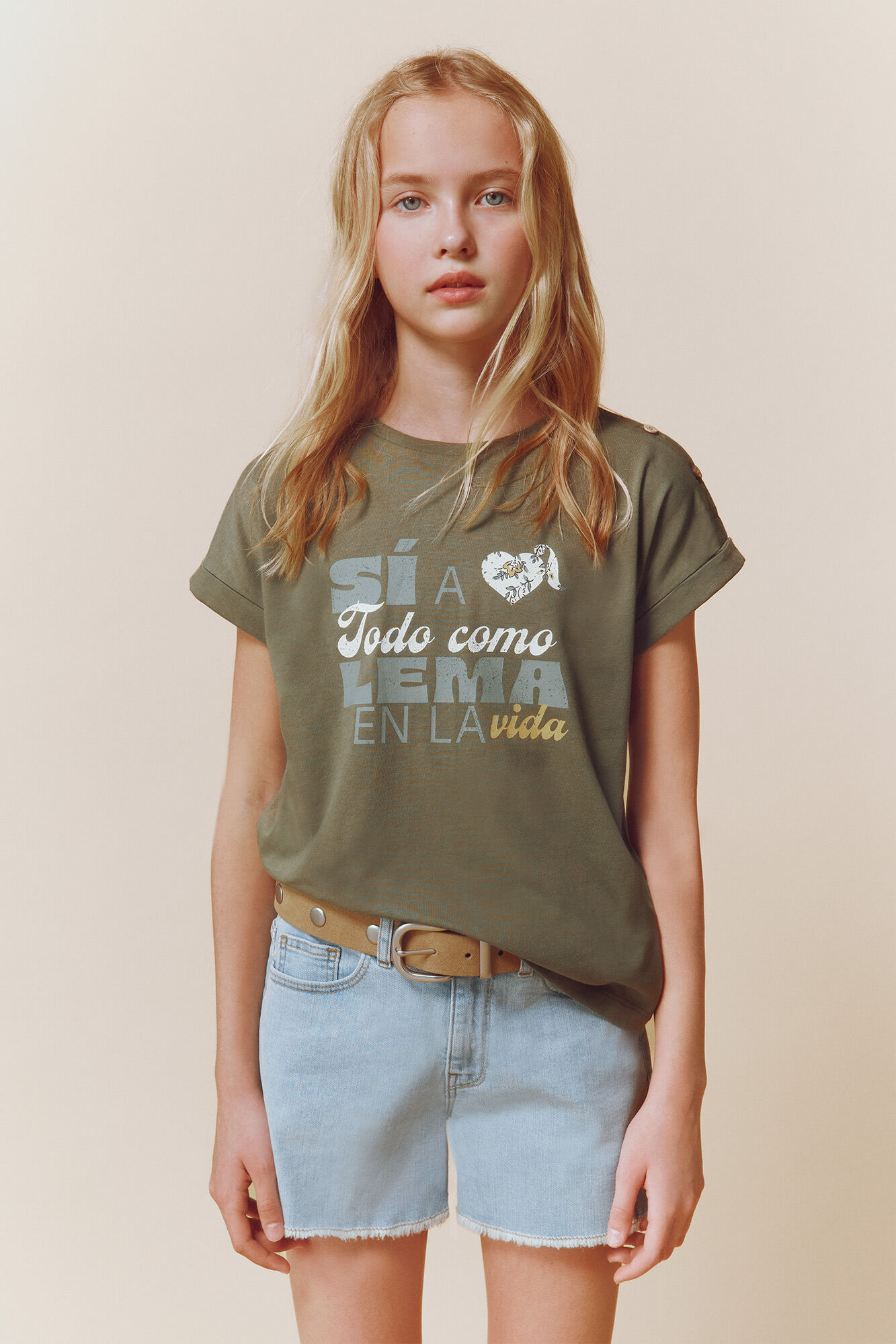 Springfield Kids Camiseta "S&iacute; a todo como lema en la vida"