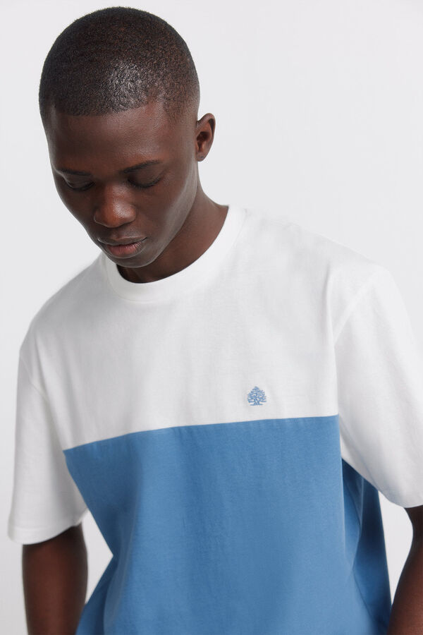 Springfield Color block majica Bež