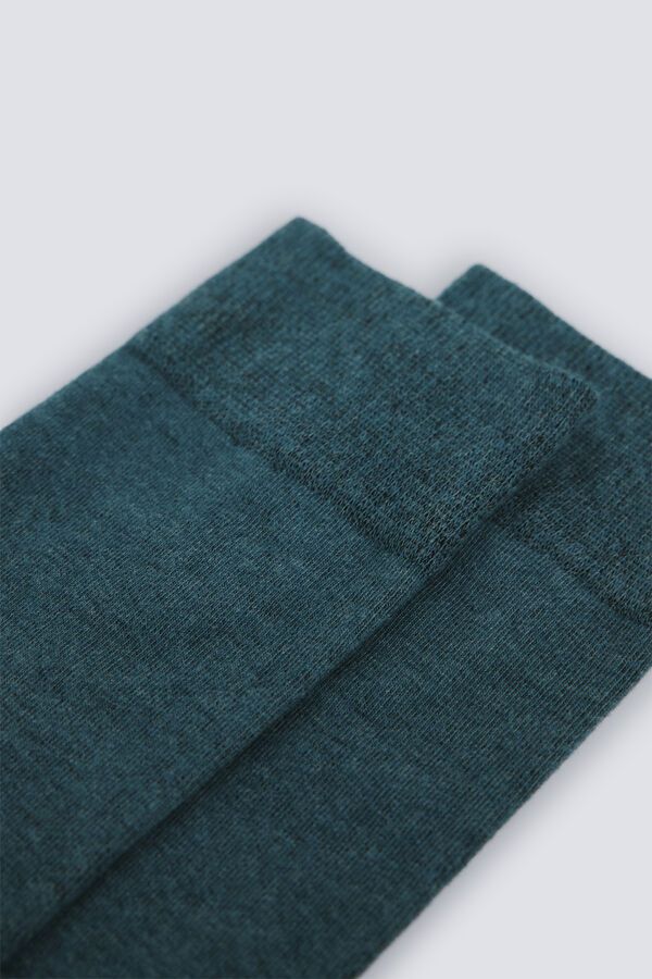 Springfield Melanž čarape Plava