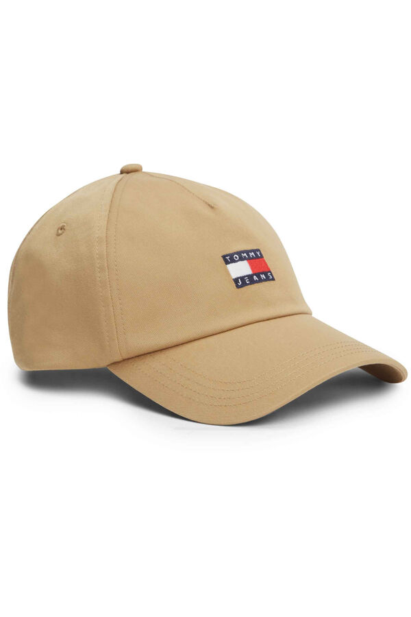 Tommy Jeans Gorra Tommy Jeans con bandera frontal beige
