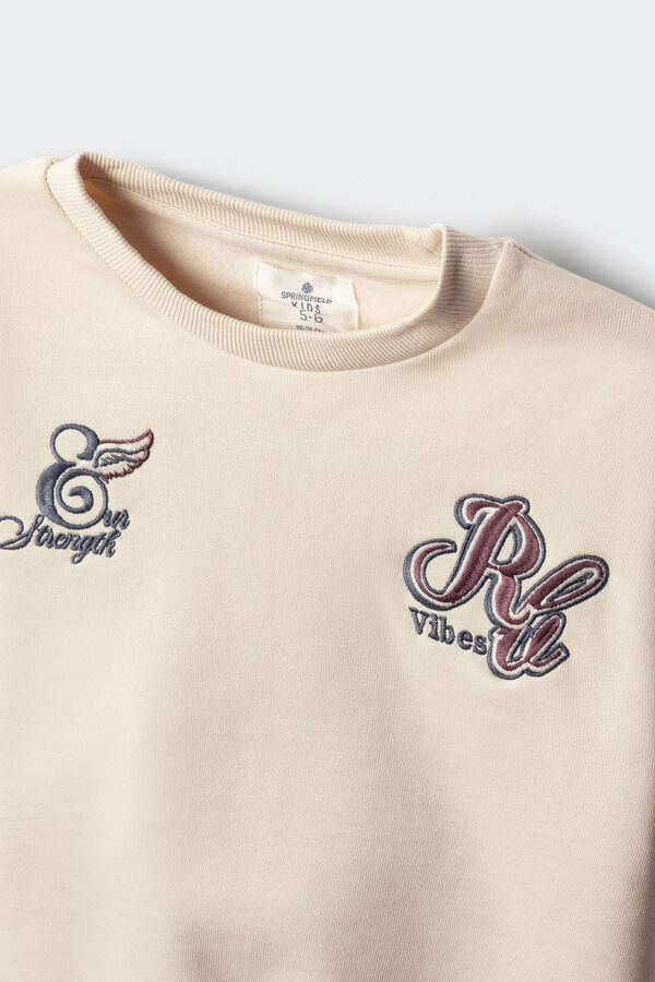 Springfield Kids Sweatshirt infantil Resistance branco