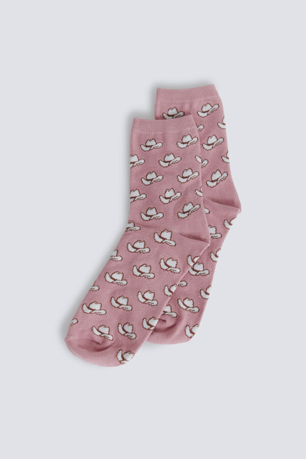 Springfield Duge čarape sa &scaron;e&scaron;irima Bež