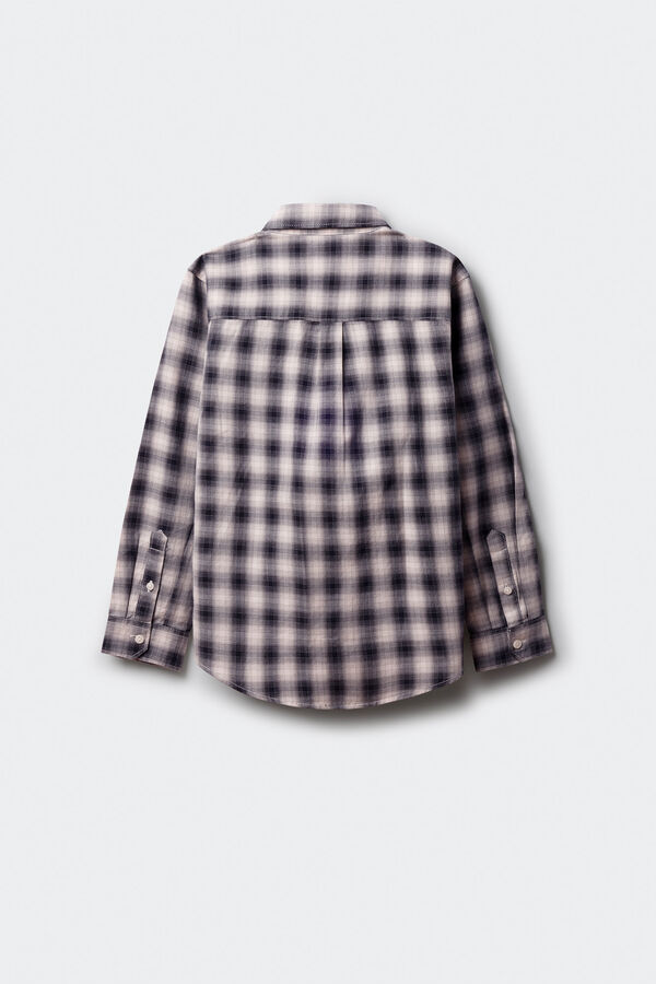 Springfield Kids Lumberjack plaid shirt for boys Crna