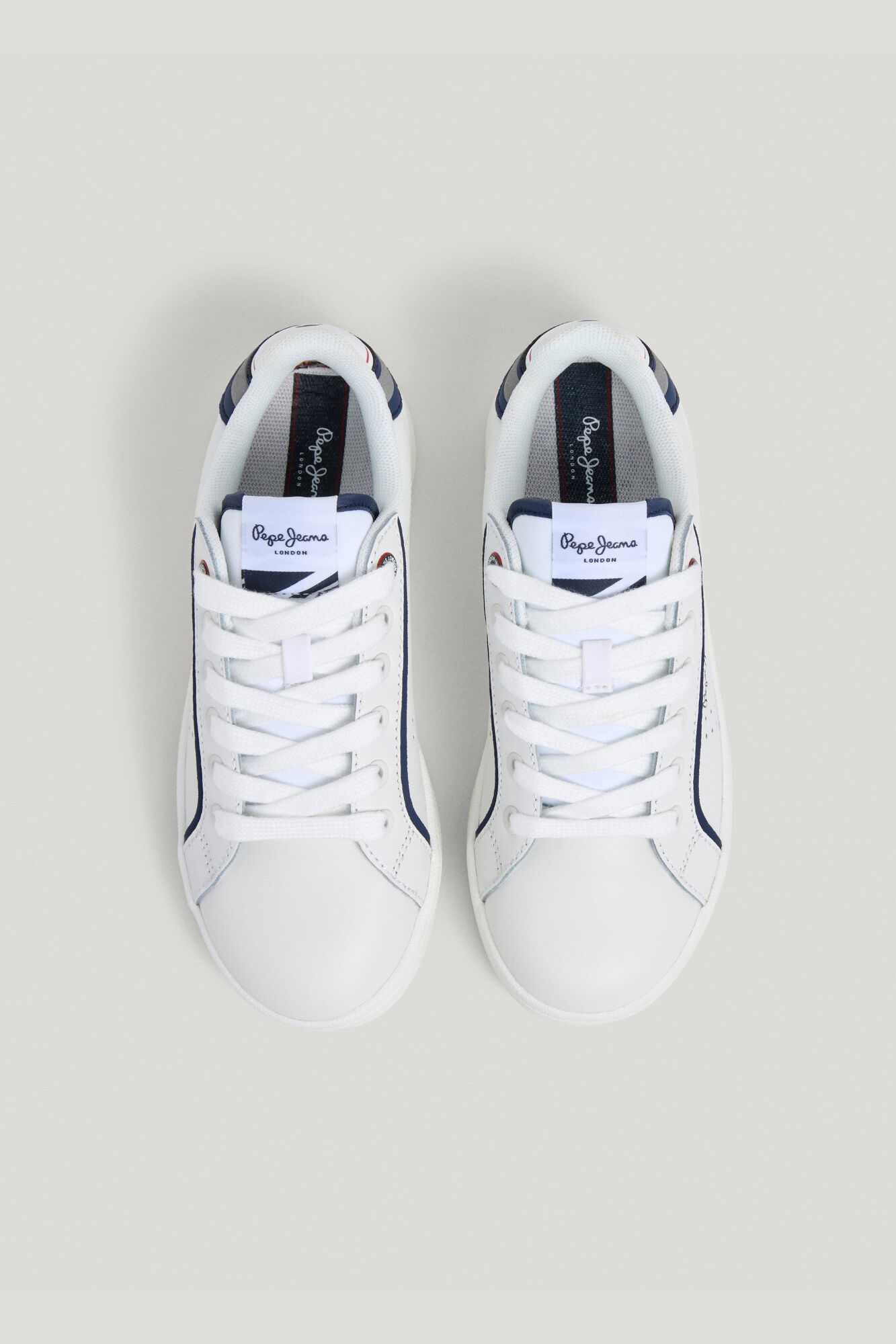Pepe Jeans Sapatilha estilo t&eacute;nis com logo