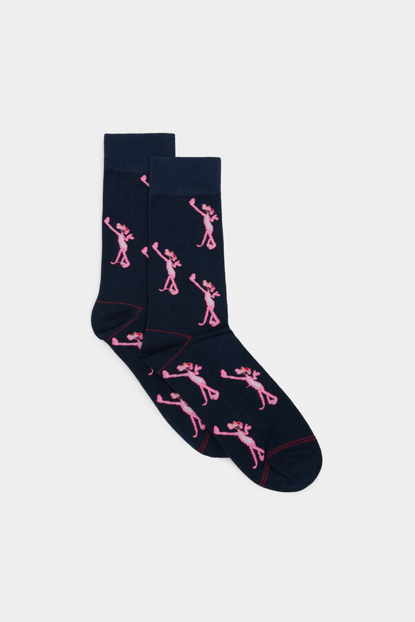 Springfield Pink Panther Knee High Socks blue