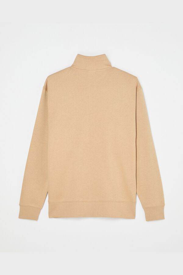 Quiksilver Sudadera media cremallera nude