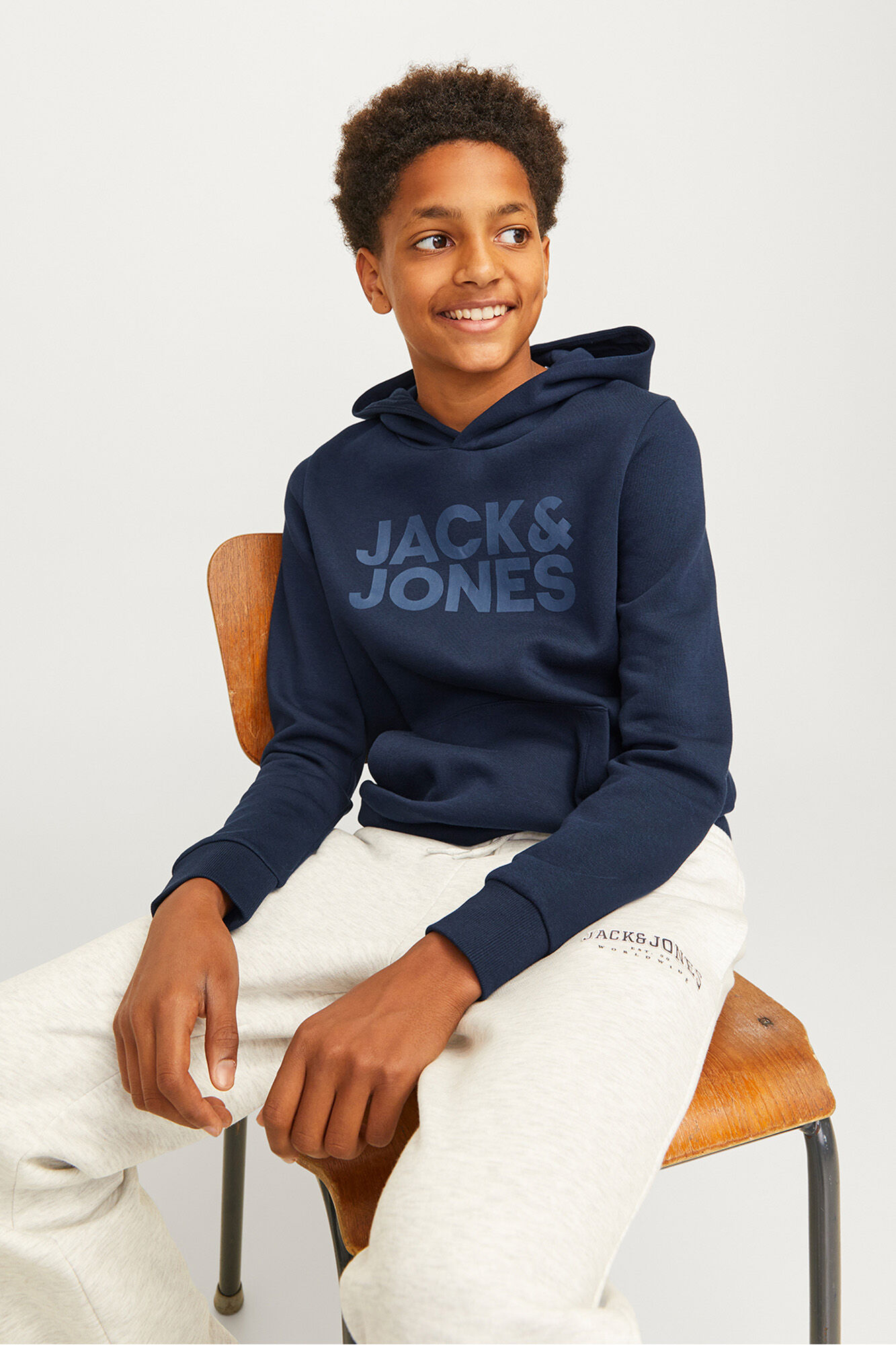 Jack & Jones Junior Sweatshirt com capuz logo