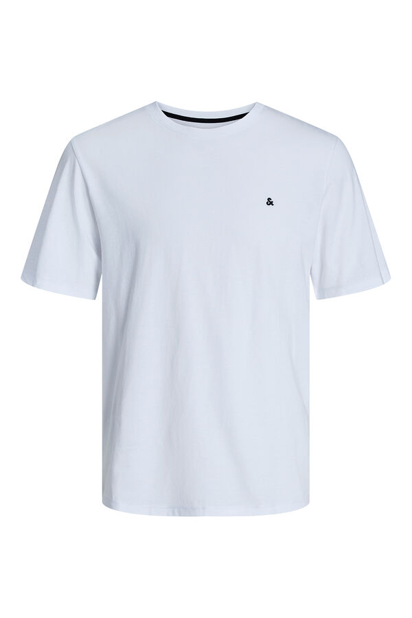 Jack & Jones Camiseta b&aacute;sica regular fit blanco