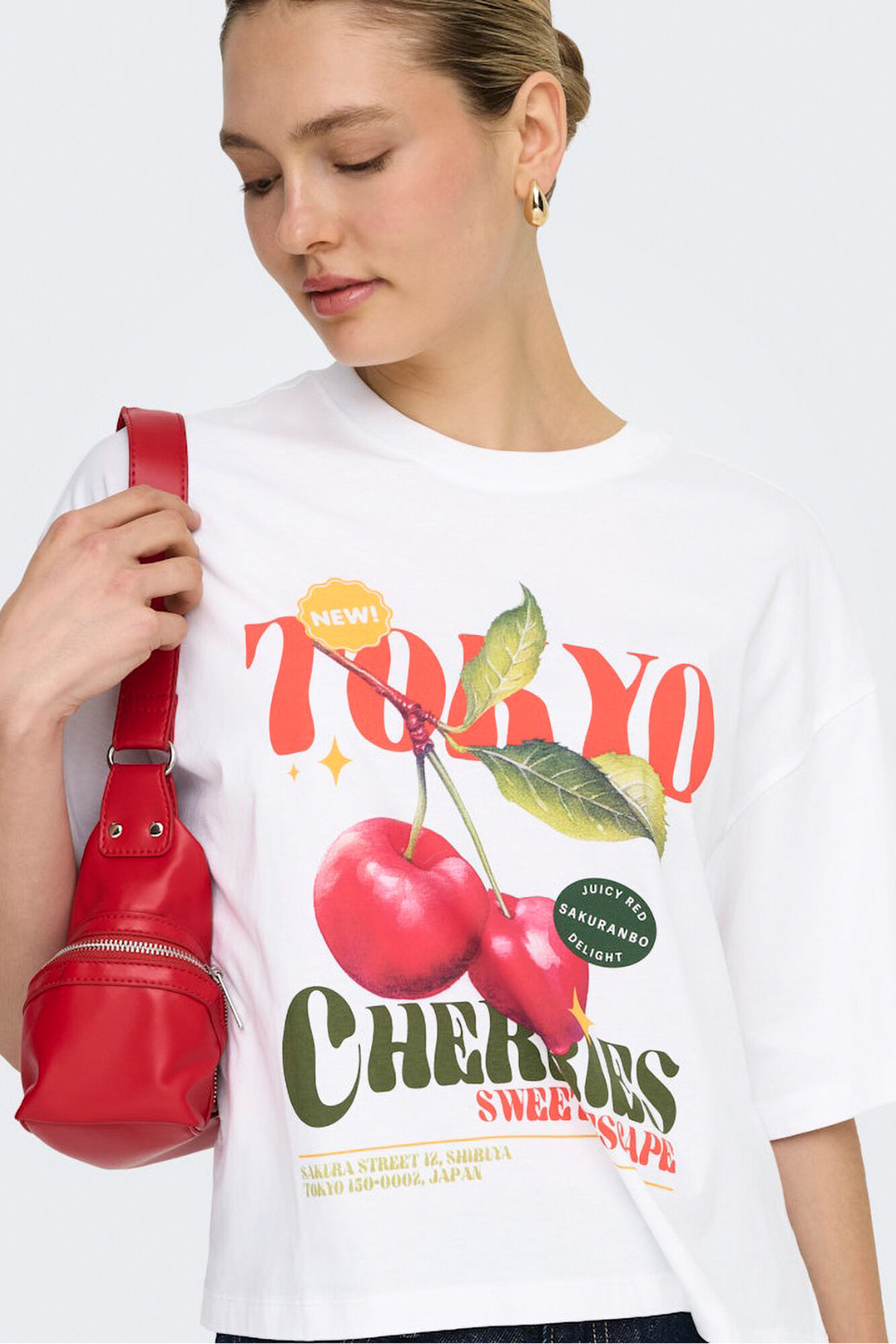 Only T-shirt com desenho na frente