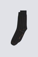 Springfield Long micro-embroidered sock black