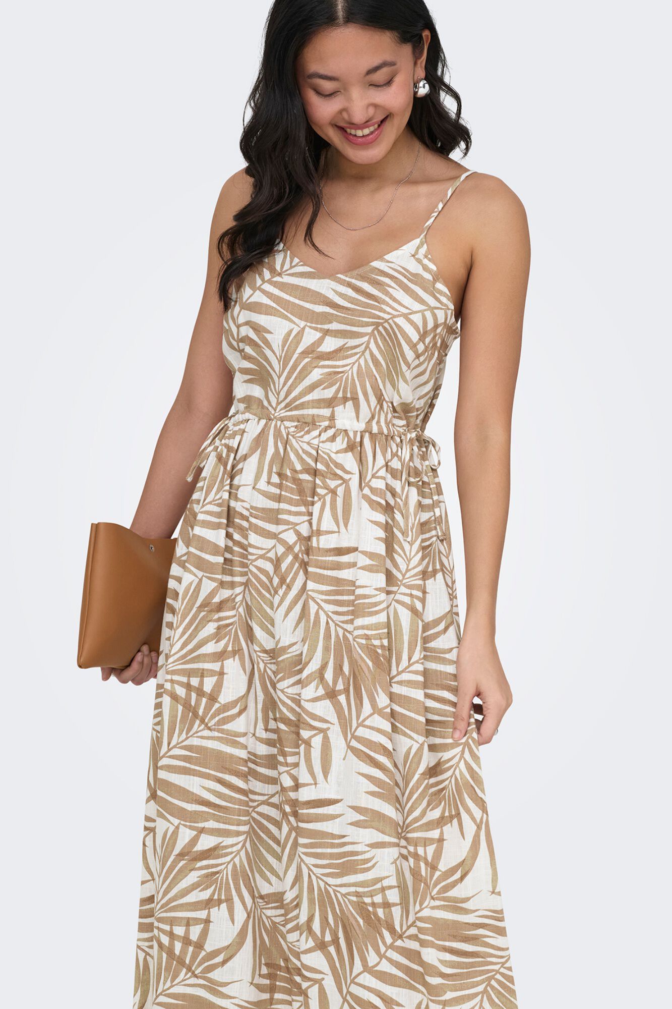 Only Vestido largo de lino