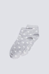 Springfield Kratke čarape sa zvezdama Braon