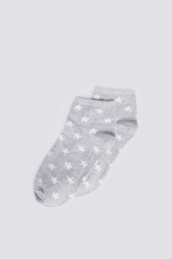 Springfield Kratke čarape sa zvezdama Braon