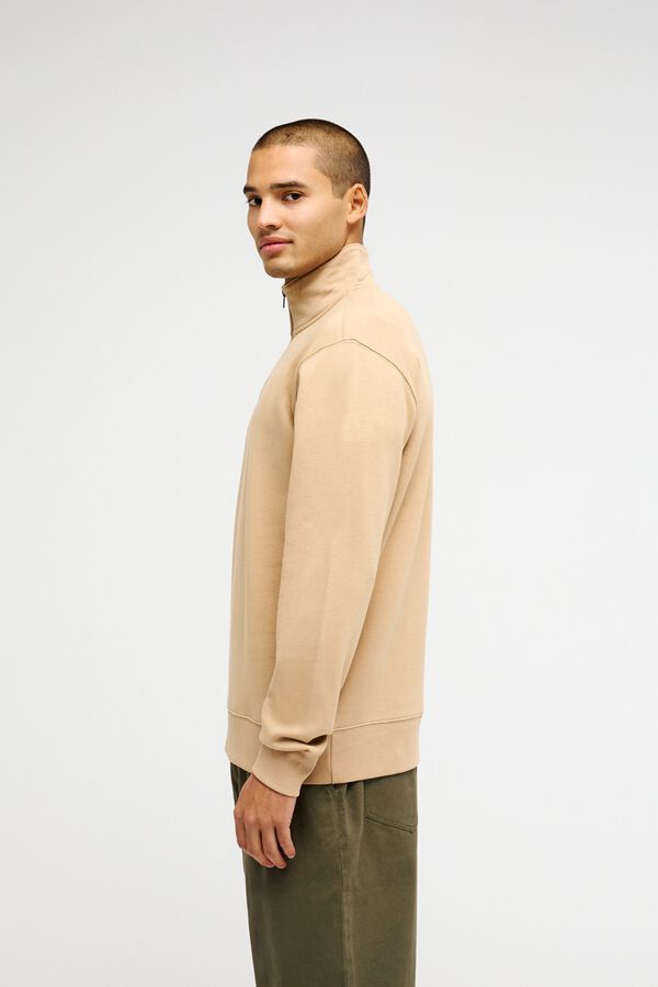Quiksilver Sudadera media cremallera nude