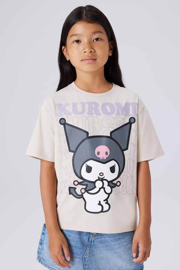 Name It Camiseta Kuromi beige