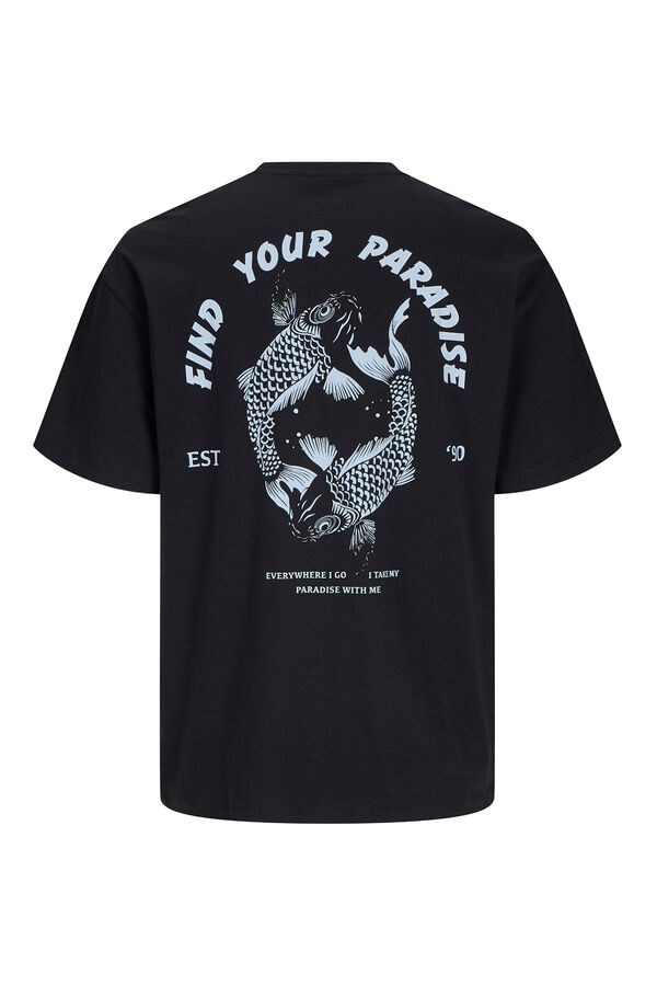 Jack & Jones T-shirt with back print black