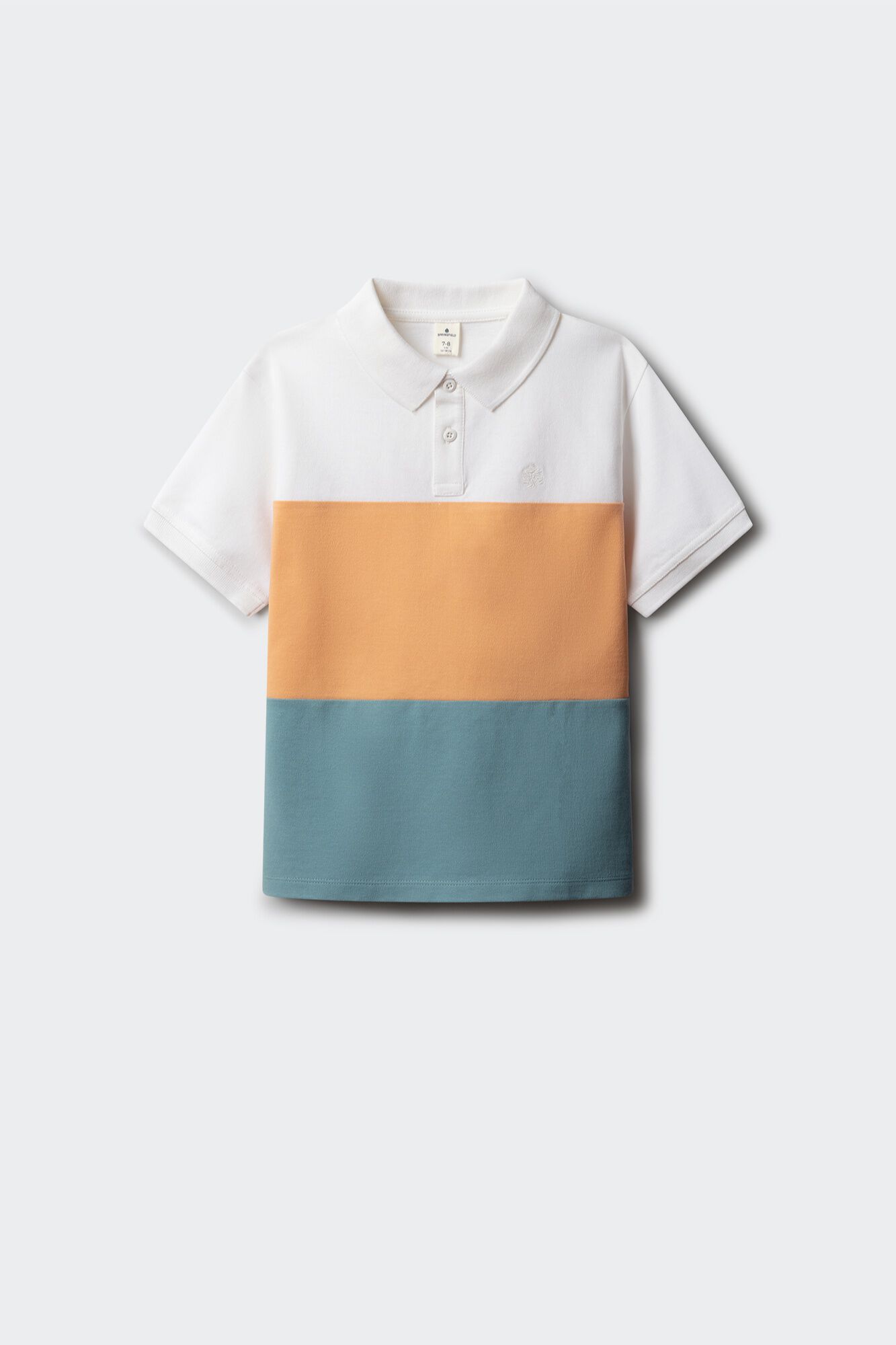 Springfield Kids Polo majica od oksford tkanine sa krojenim i &scaron;ivenim detaljima za dečake