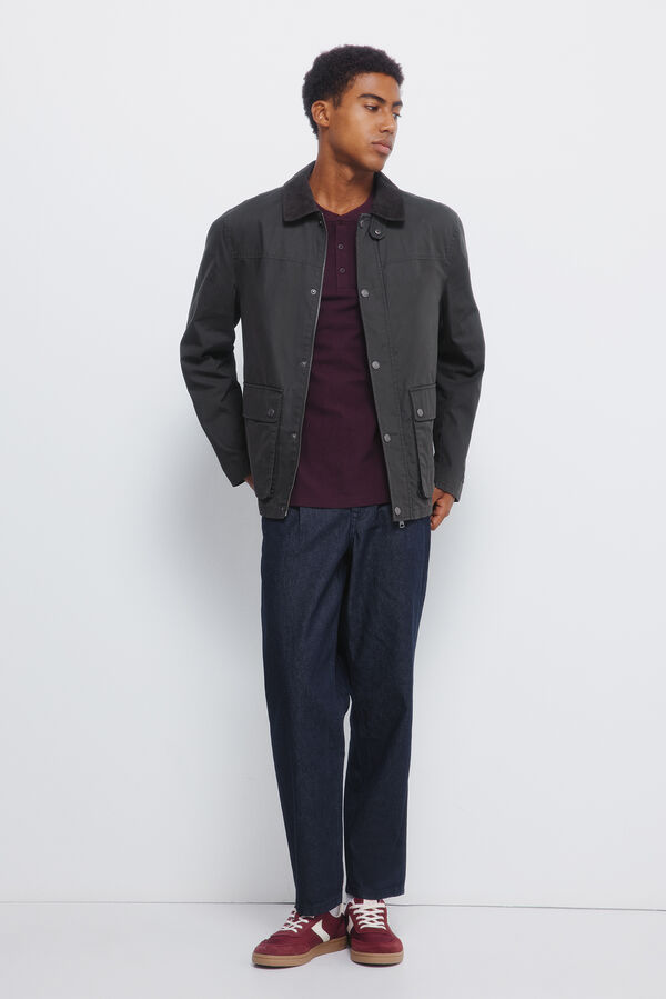 Springfield Majica rukav sa kragna sa dugmićima majica Narandžasta