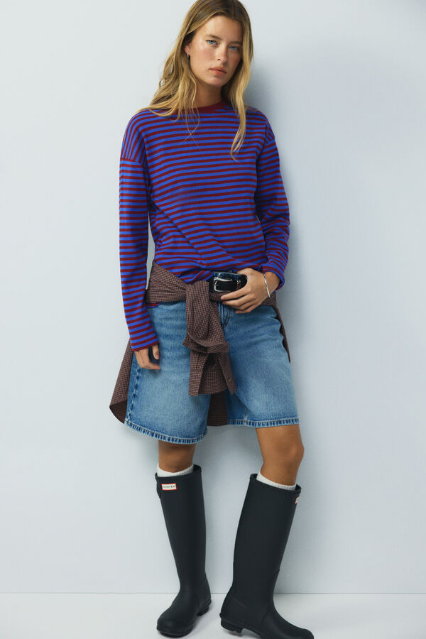 High Spirits Breton T-Shirt barna