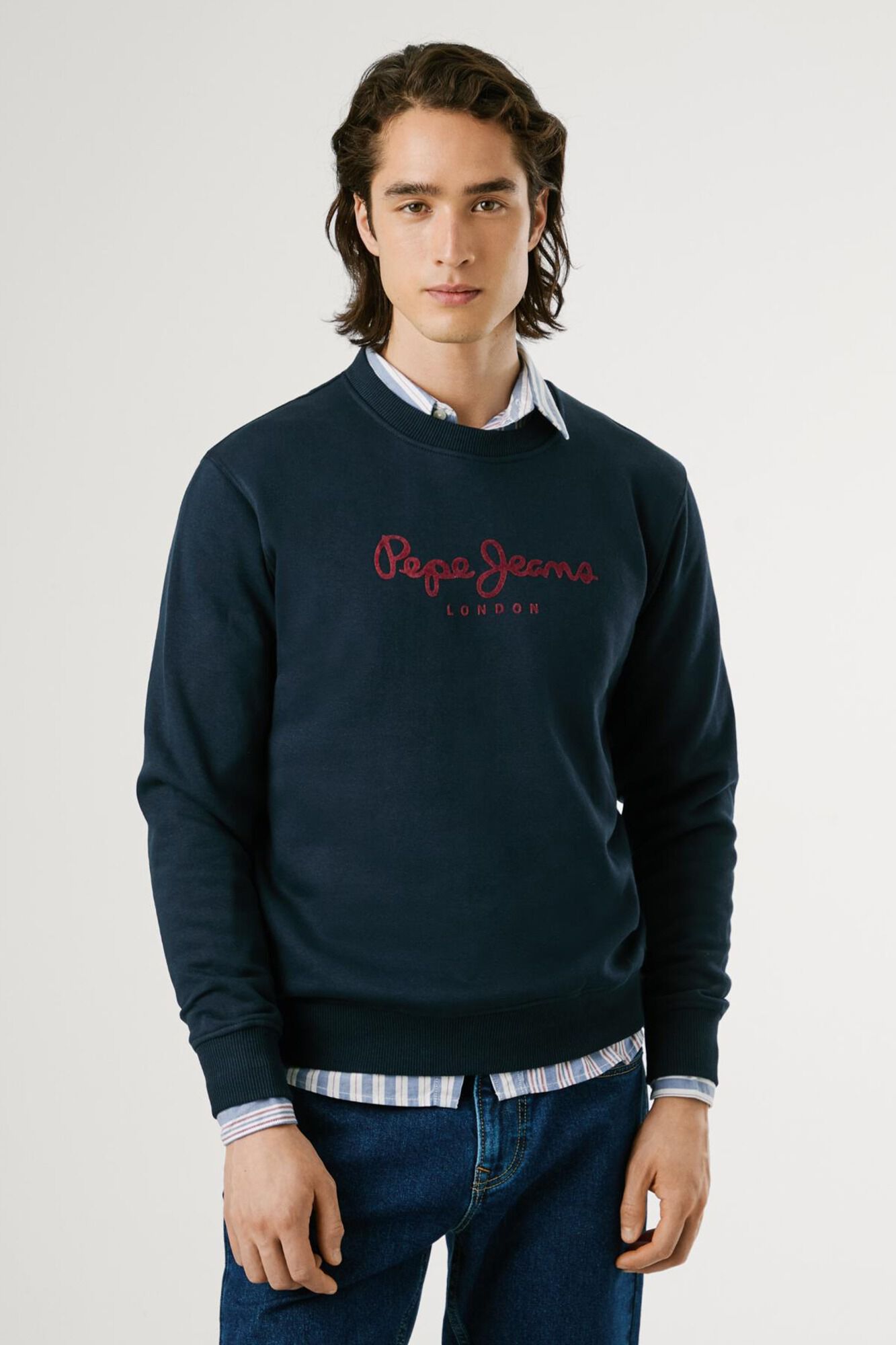 Pepe Jeans Sudadera Cuello Redondo Con Logo