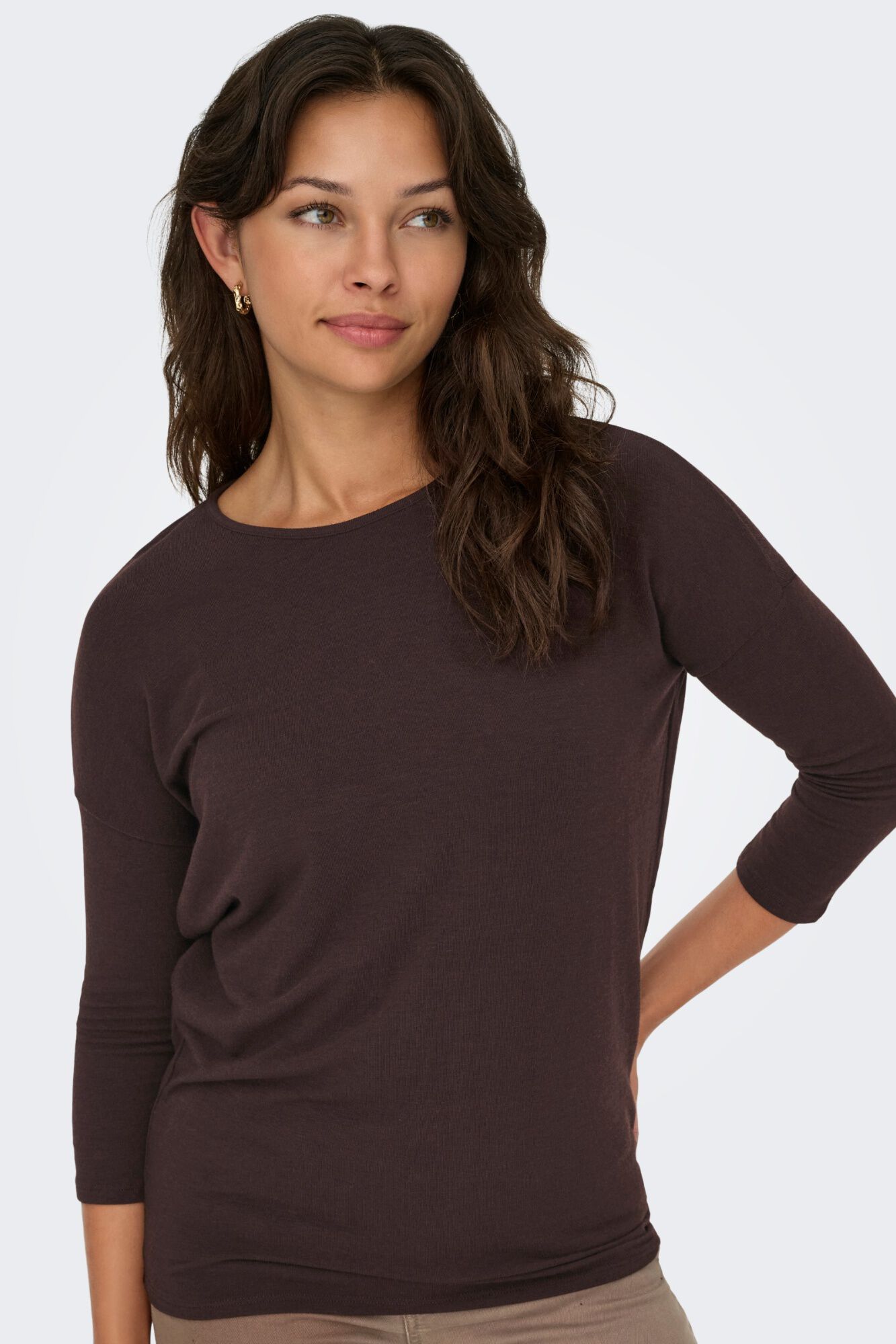 Only T-shirt de manga francesa