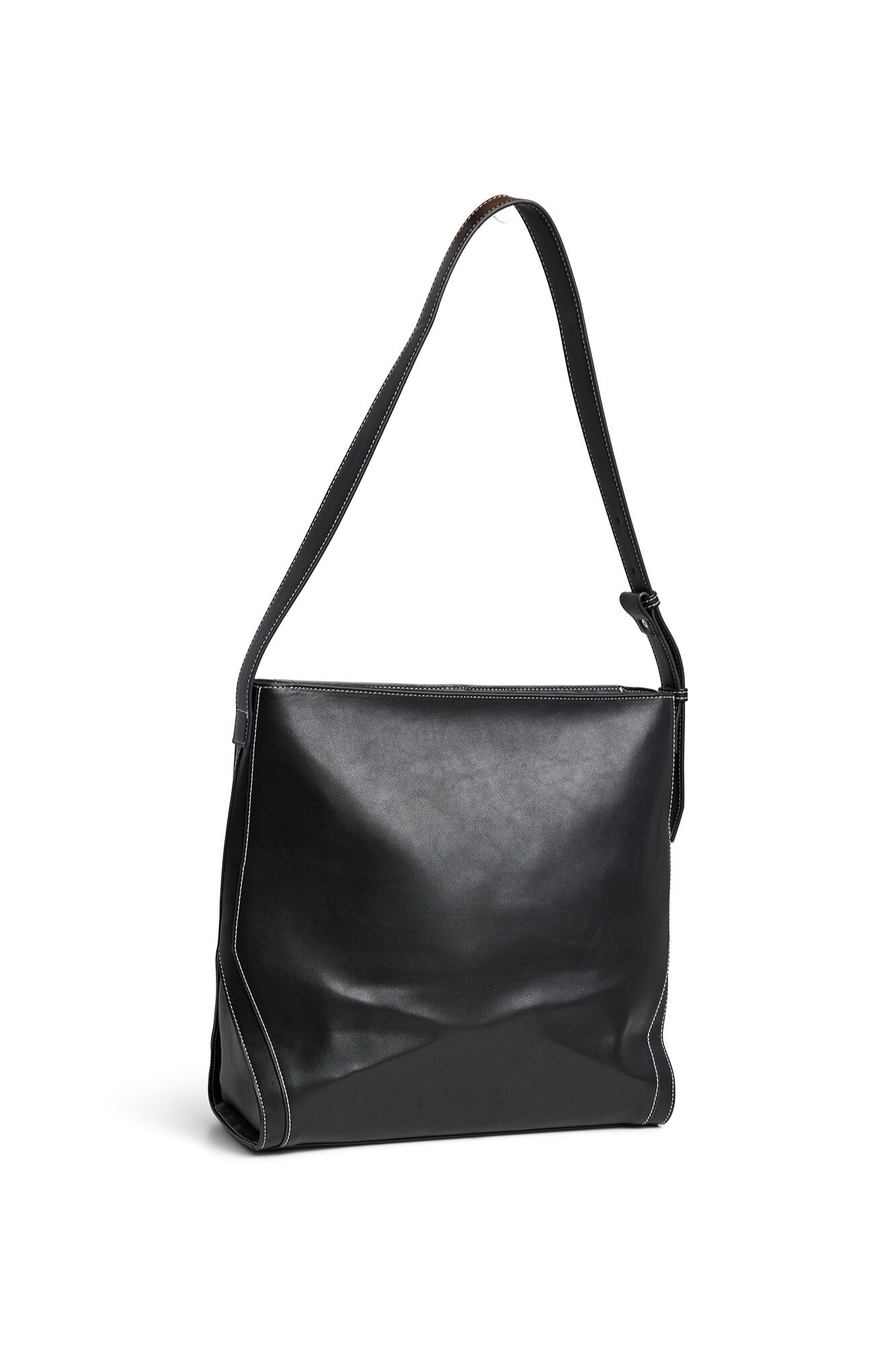Pieces Mala tote bag efeito pele