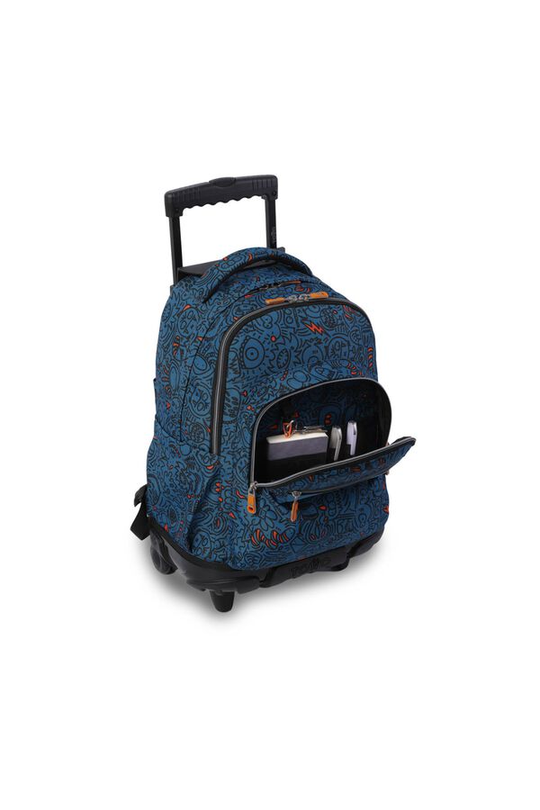 Totto Mochila Renglones azul