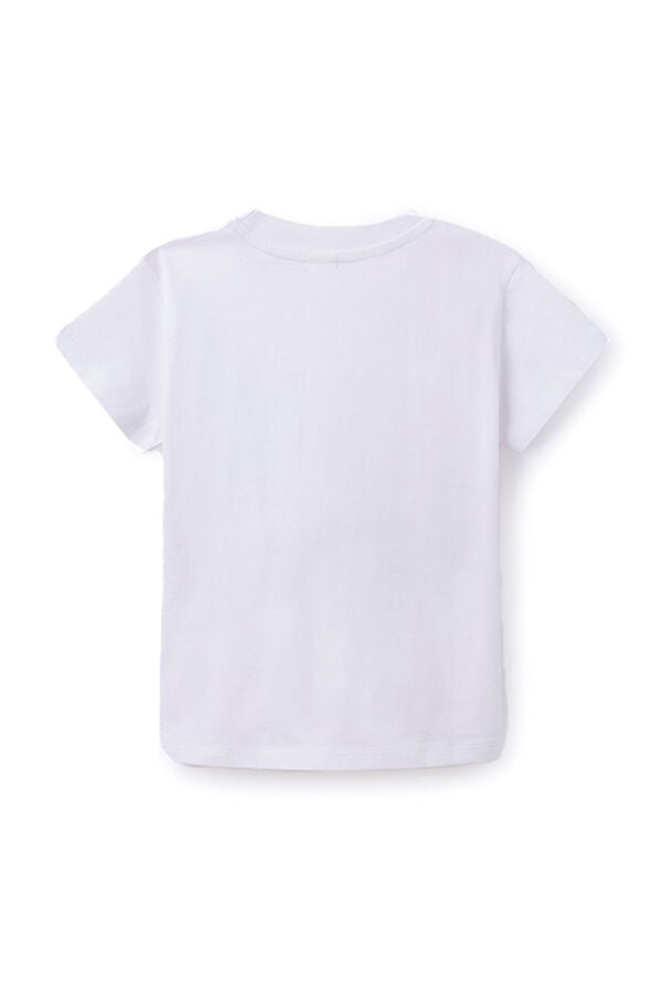 Springfield T-shirt bolso crochet menina branco