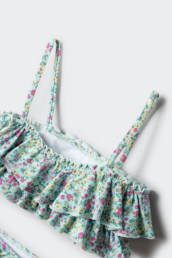 Springfield Kids Bikini sa cvetnim dezenom za devojčice Zelena