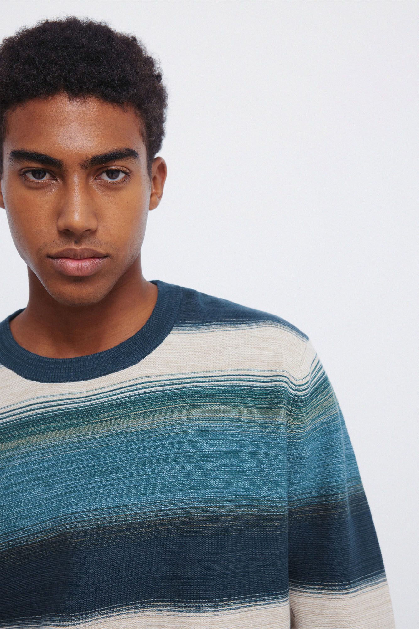 Springfield Strukturisani džemper sa vi&scaron;e pruga