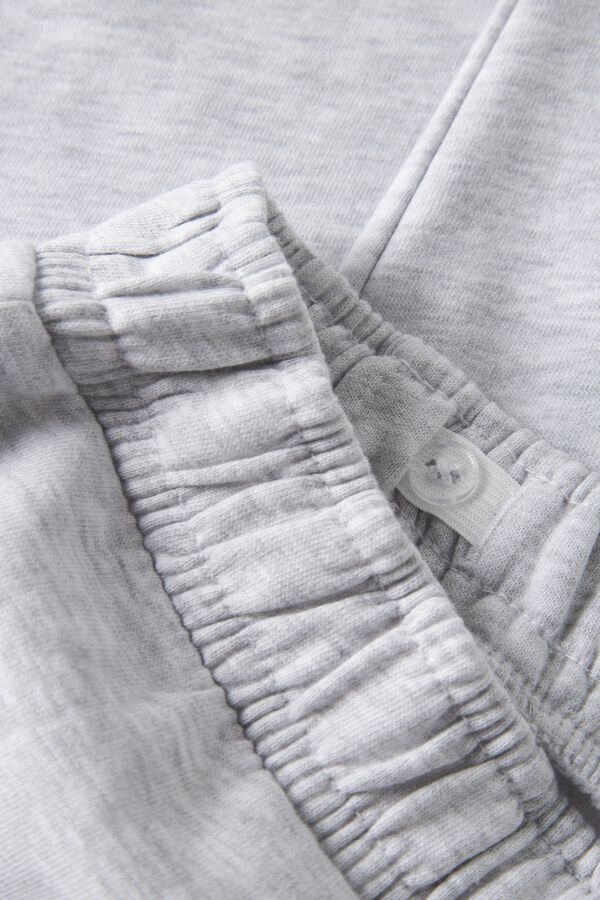 Name It Pantal&oacute;n de felpa de pierna ancha gris