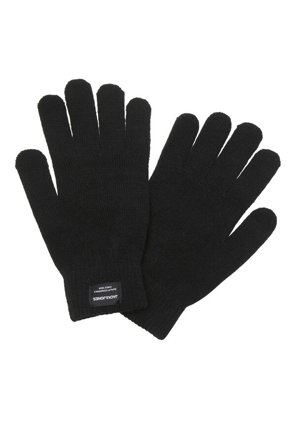Jack & Jones Guantes punto negro