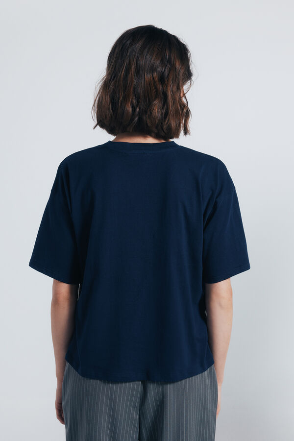 Springfield Camiseta gr&aacute;fica azul