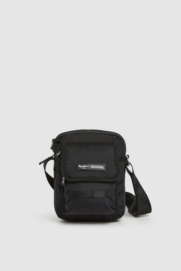 Pepe Jeans Bolso Reporter Con Asa Ajustable negro