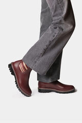 Toni Pons Bot&iacute;n de piel estampado