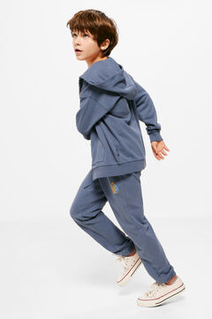 Springfield Pantalon jogger niño azul medio