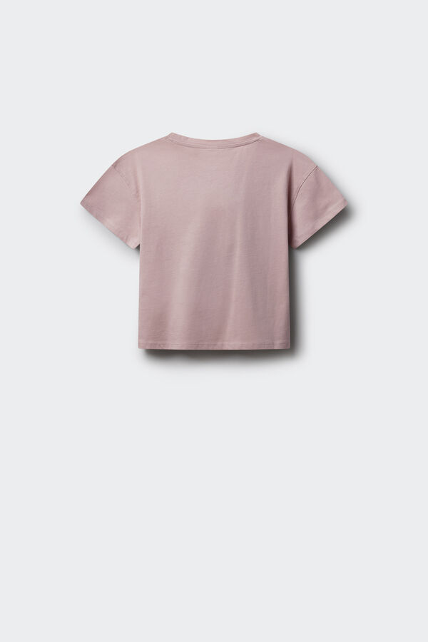 Springfield Kids Majica sa kaubojskim čizmama za devojčice Roze