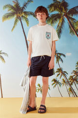 Springfield Kids Dečiji kupaći kostim sa kontrastnim detaljima Plava