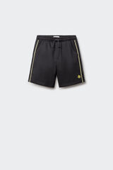 Springfield Kids Bermuda jogger de menino preto